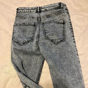 Size 00 grey high waisted jeans